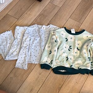 Floral Long Sleeve Kids Top